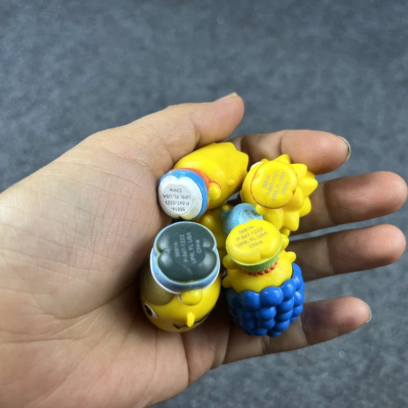 Simpsonas Bart Maggie Lisa Marge Zones er Figures, Décoration de gâteau de fête d'anniversaire, Figurines d'anime en PVC, Jouets pour enfants by LSDLBoutique.ch