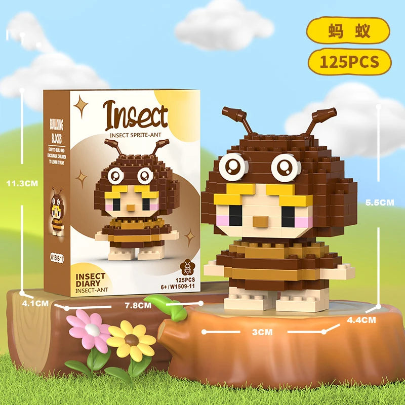 Ensemble De Briques Animaux Micro Blocs De Construction Pour Enfants Adultes Décoration Jouets Compatibles Lego ABS by LSDLBoutique.ch