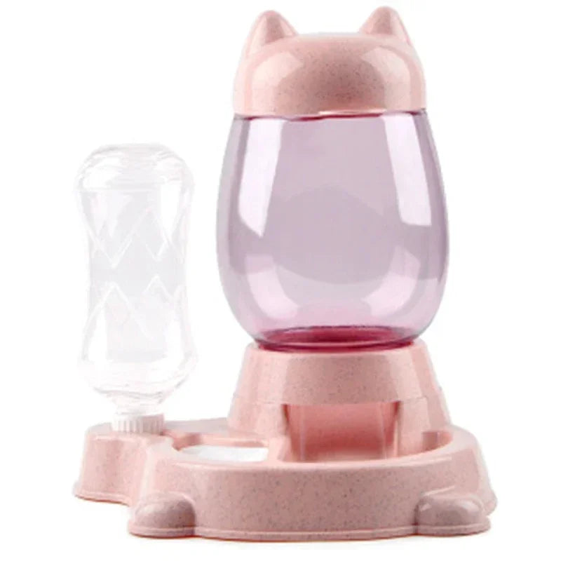 Automatic Feeder, Food Dispenser, Water Drinking Bowl, Feeding Dispenser for Cat and Dog, Practical Pet Supplies