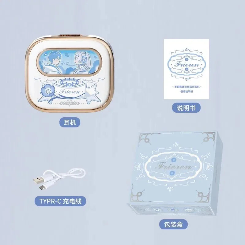 Venti Genshin Impact casque Anime cadeau mignon personnalisé HIFI Bluetooth 5.4 casque Cosplay actif suppression du bruit écouteurs