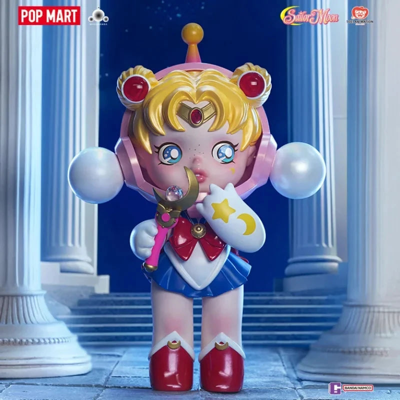 Pop Mart Panda-Figur Totenkopf Sailor Moon PVC Blindbox