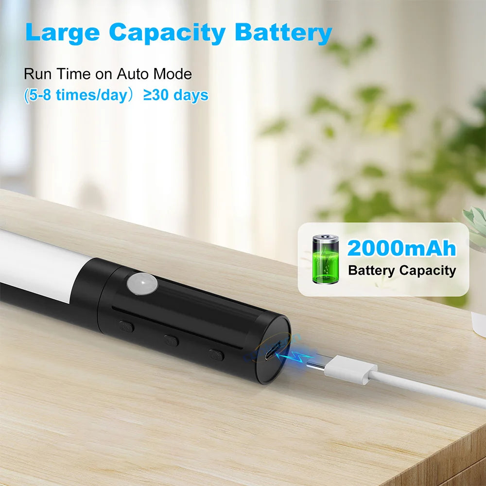 LED-Unterbauleuchte mit Bewegungsmelder und einstellbarer Digitalanzeige