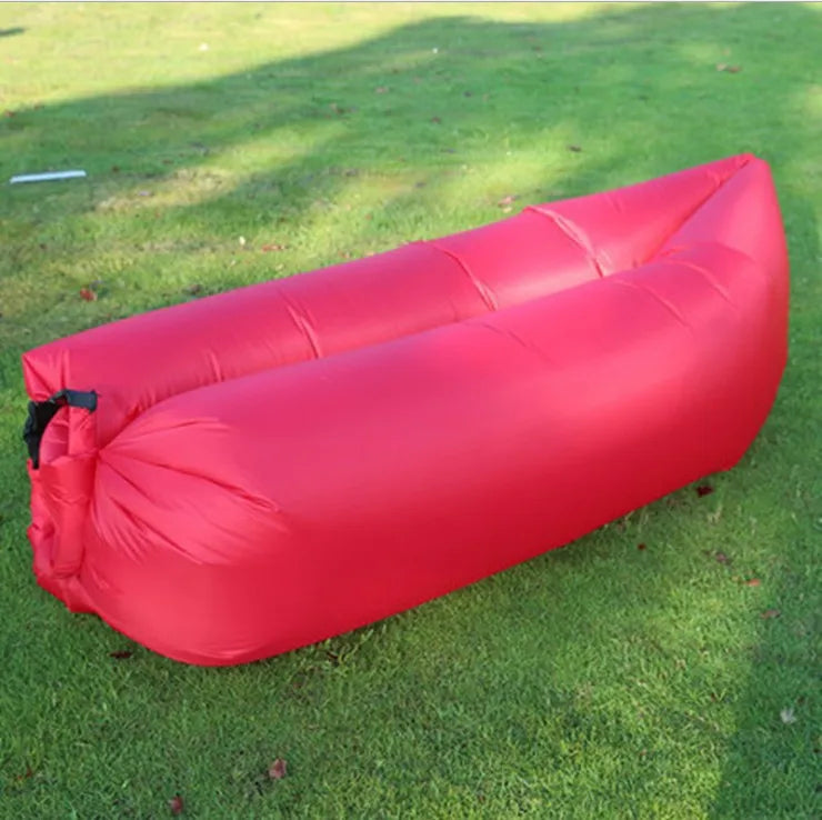 Canapé gonflable air sofa de plage et camping – avec sac
