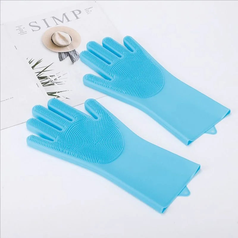 Gant de toilettage et d'épilation en silicone pour chien et chat – MMR04