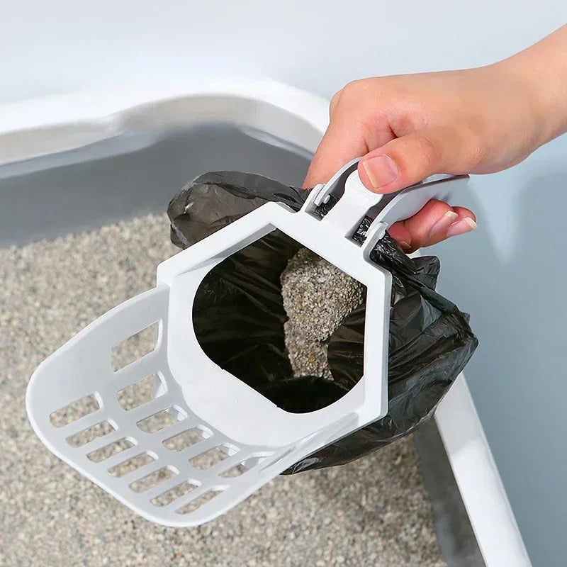 Cat Litter Scoop, Cat Sand Litter Box, Kitty Toilet Sandboxes Shovel, Pets Poop Sand Clean Artifact Tool