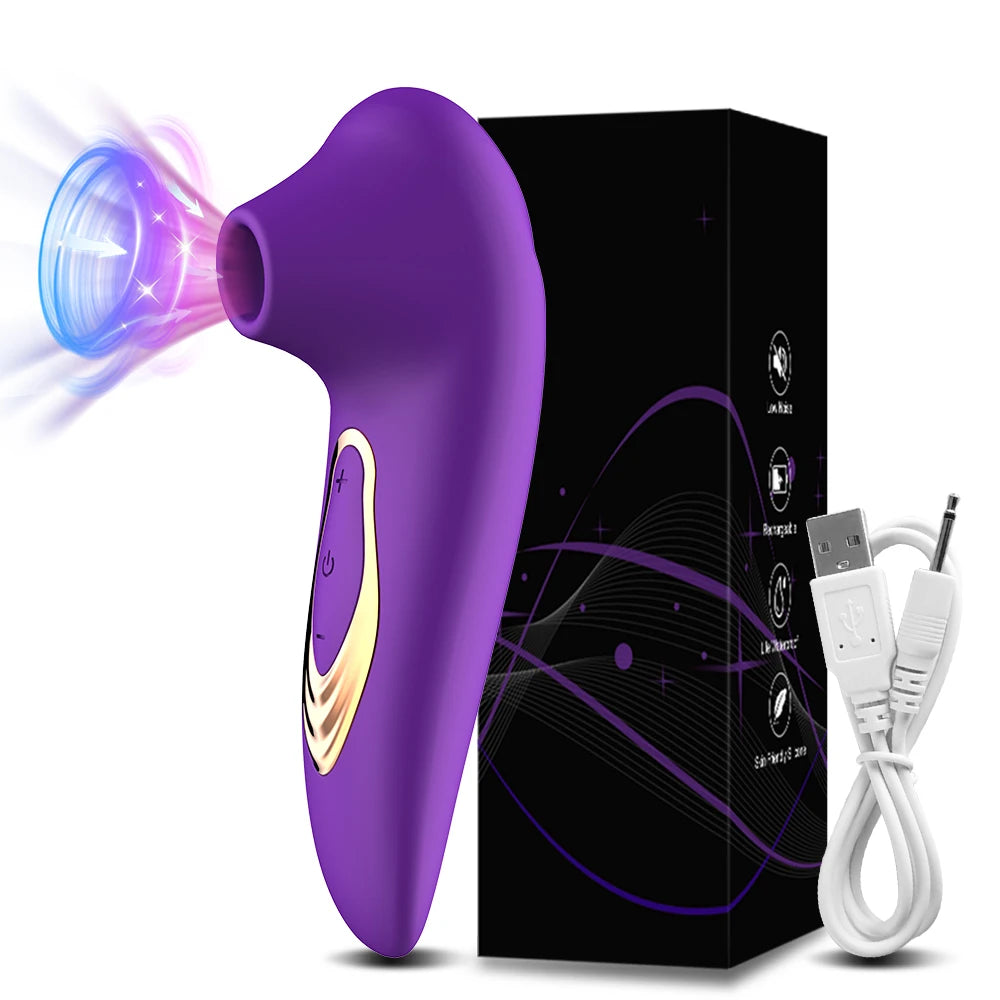 Nipple Clitoris Sucker Clit Stimulator Powerful Sucking Vibrator for Women Female Massager Vibrating Sex Toys Goods for Adult