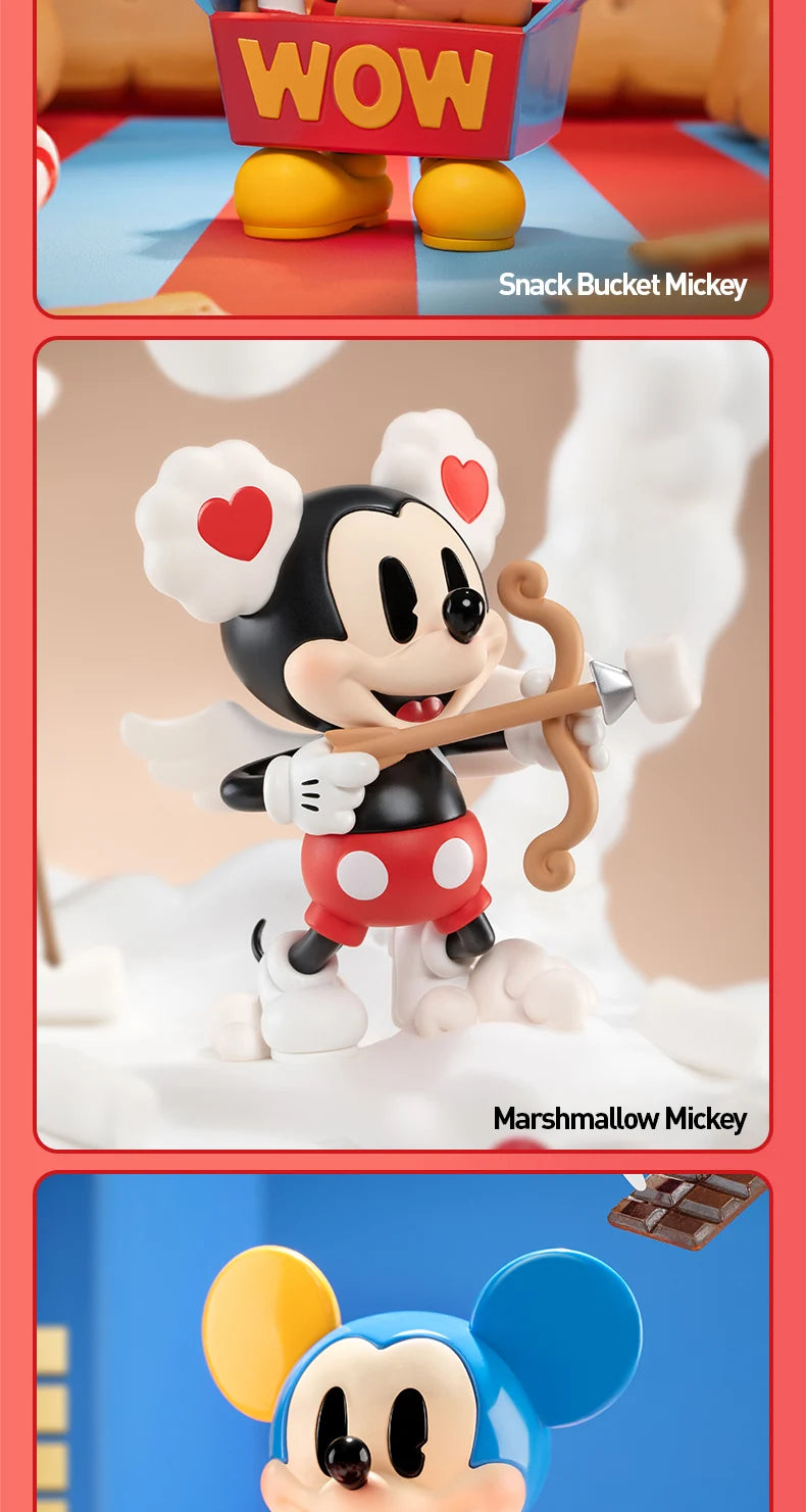 POP MART Figurine Mickey Disney PVC Kawaii Multicolore
