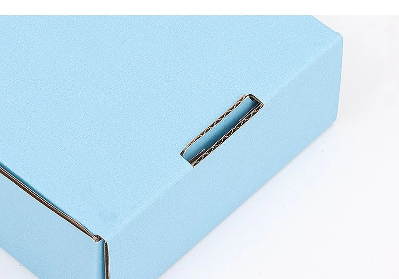 Thick Folding Box, Triple Layer Cardboard, Pack of 10 Colors