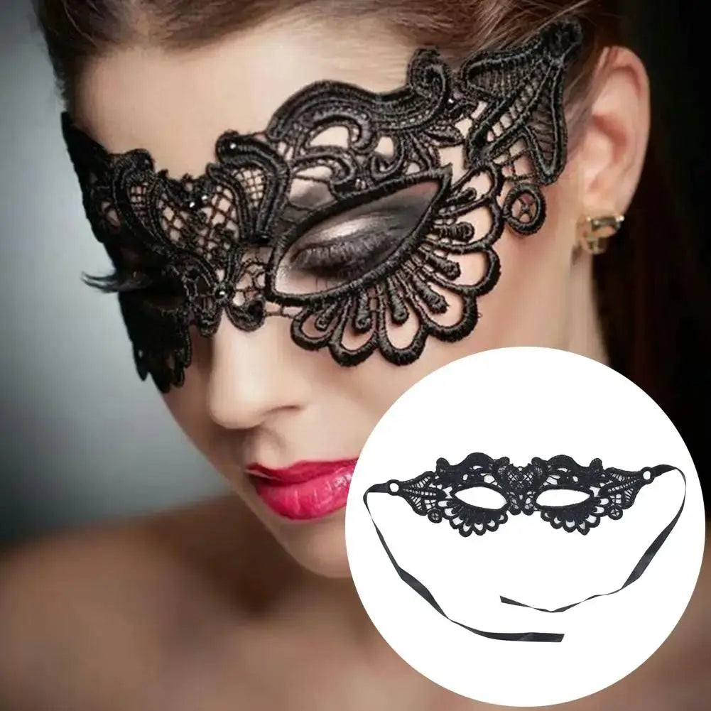 Masque de mascarade en dentelle noir pour femme – LSDLBoutique, accessoire décoratif