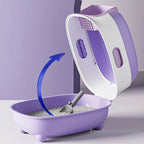 Odor Isolation, Dual-purpose, Foldable Design, Can Accommodate Cats Weighing Less T ,Closed Cat Litter Box, Splash Proof