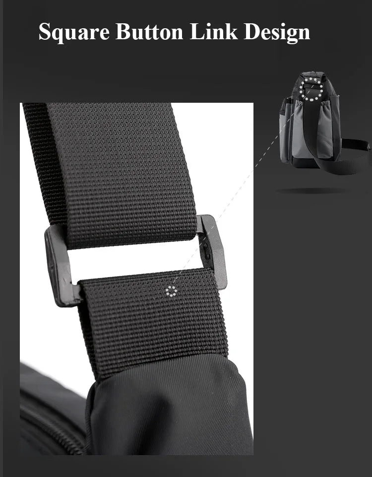 Miflame Sac À Bandoulière Oxford Multicouche Nylon