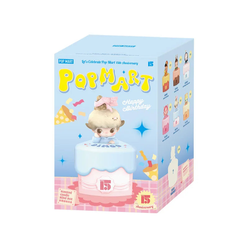 POP MART Figurine PVC 15e Anniversaire Boîte Aveugle