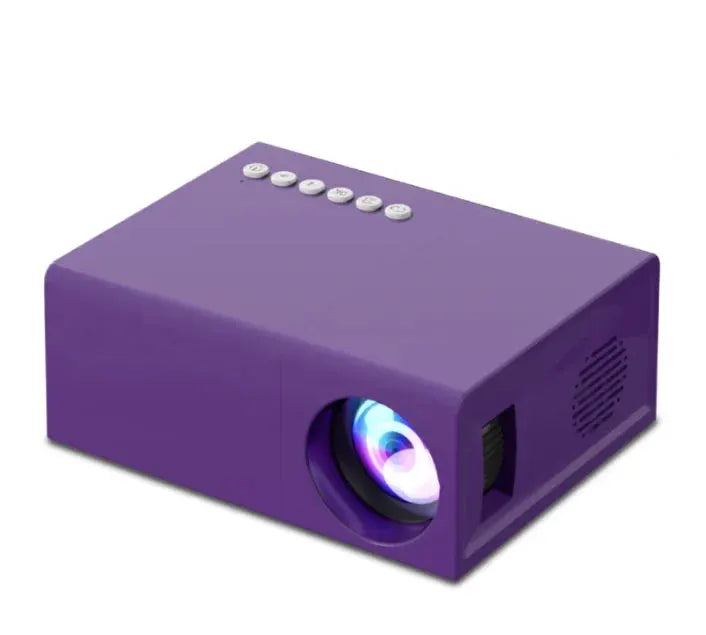 Salange YG300 mini projecteur LED portable, violet, appareil multimédia