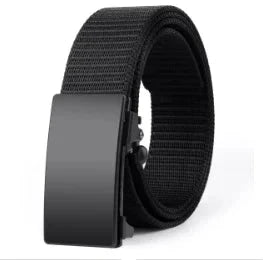 Ceinture Homme Nylon Décontractée Tissée Boucle Automatique 34 mm