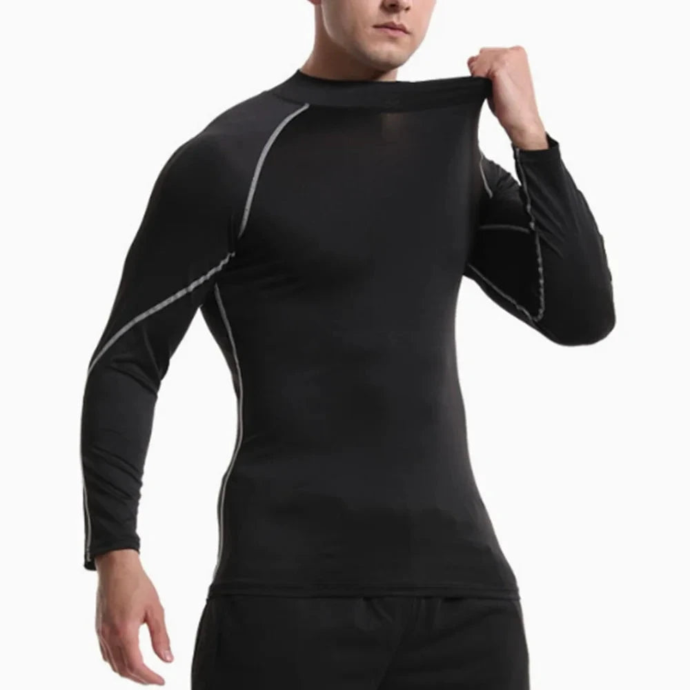 Red Bull Maillot Compression Manches Longues Blanc Séchage