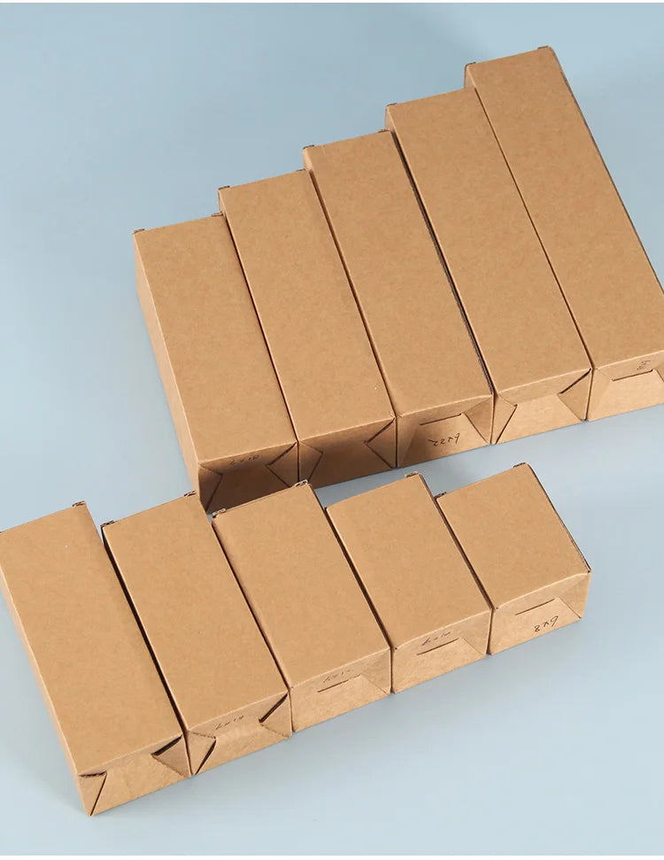 Corrugated Rectangular Cardboard Packaging Boxes, Pack of 20