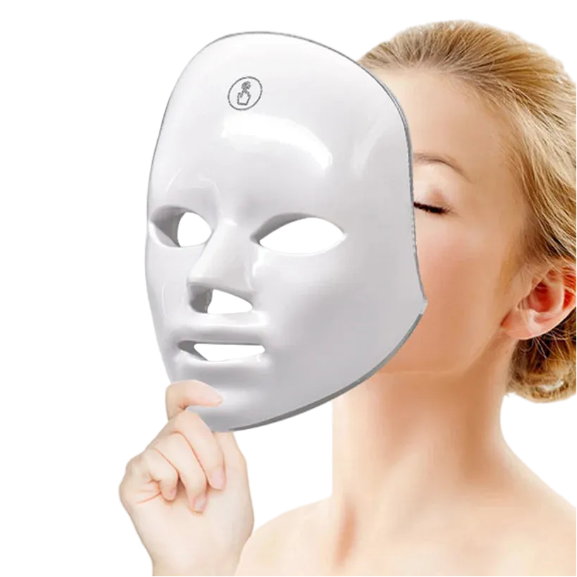Masque LED visage 7 couleurs – Soin et rajeunissement