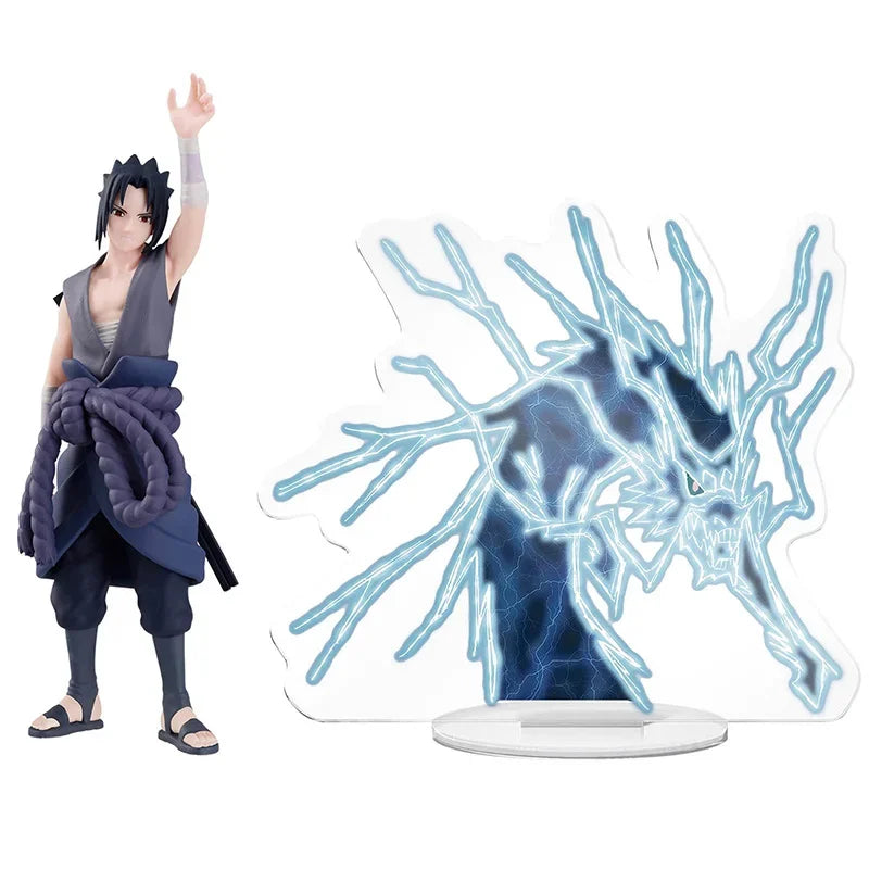 Bandai Original Banpresto Anime NARUTO Panel Speccule Uchiha Sasuke PVC Action Figure Collectible Model Toy Gifts