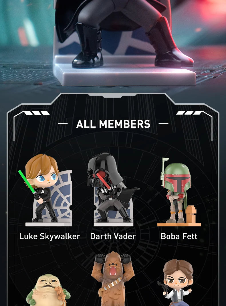 POP MART Star Wars série boîte aveugle devinez sac boîte mystère jouets poupée mignon Anime Figure ornements cadeau by LSDLBoutique.ch