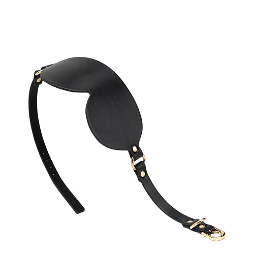 Masque pour les yeux en cuir synthétique rivete