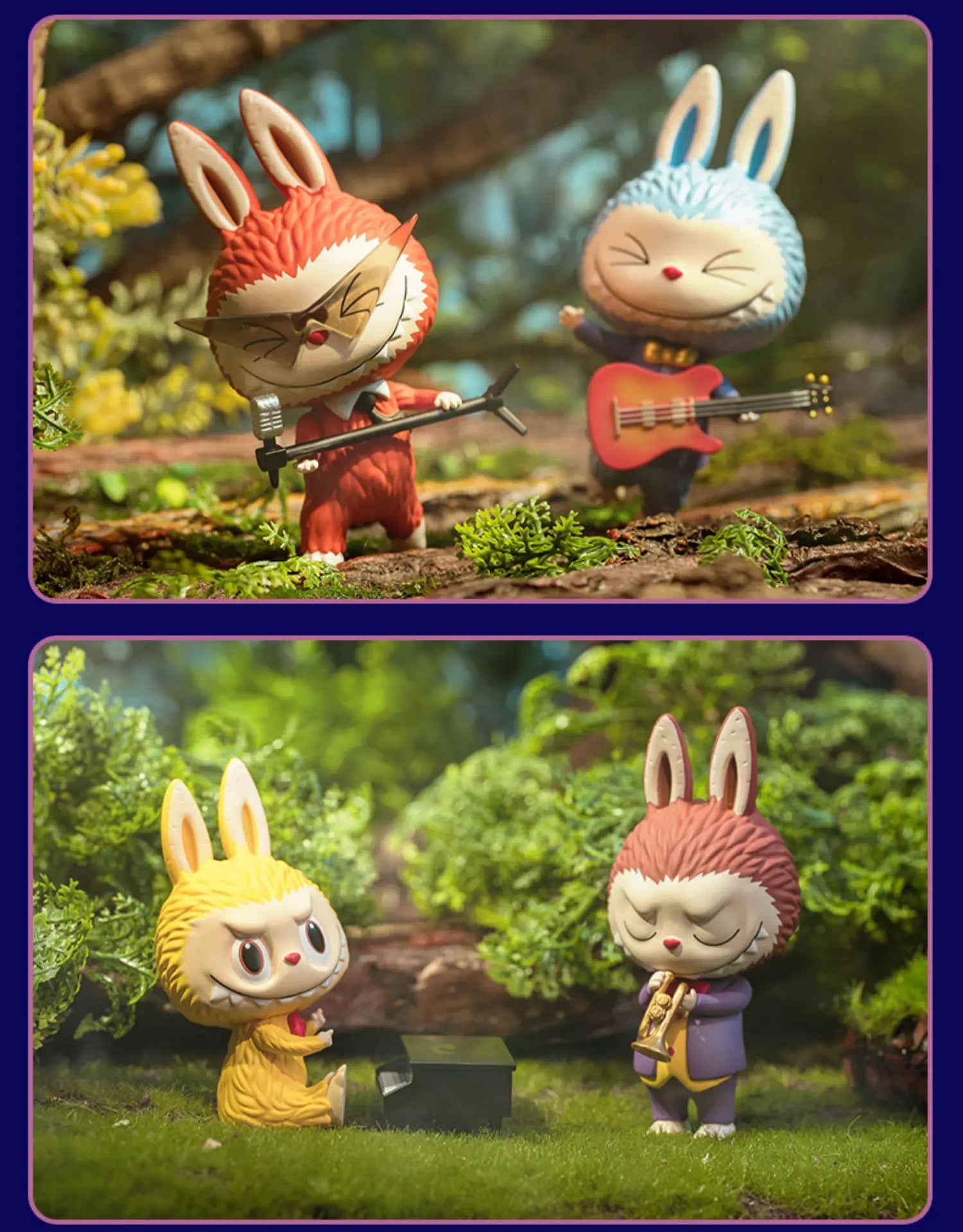 Pop Mart Labubu Forêt Concert Figurine PVC Collection