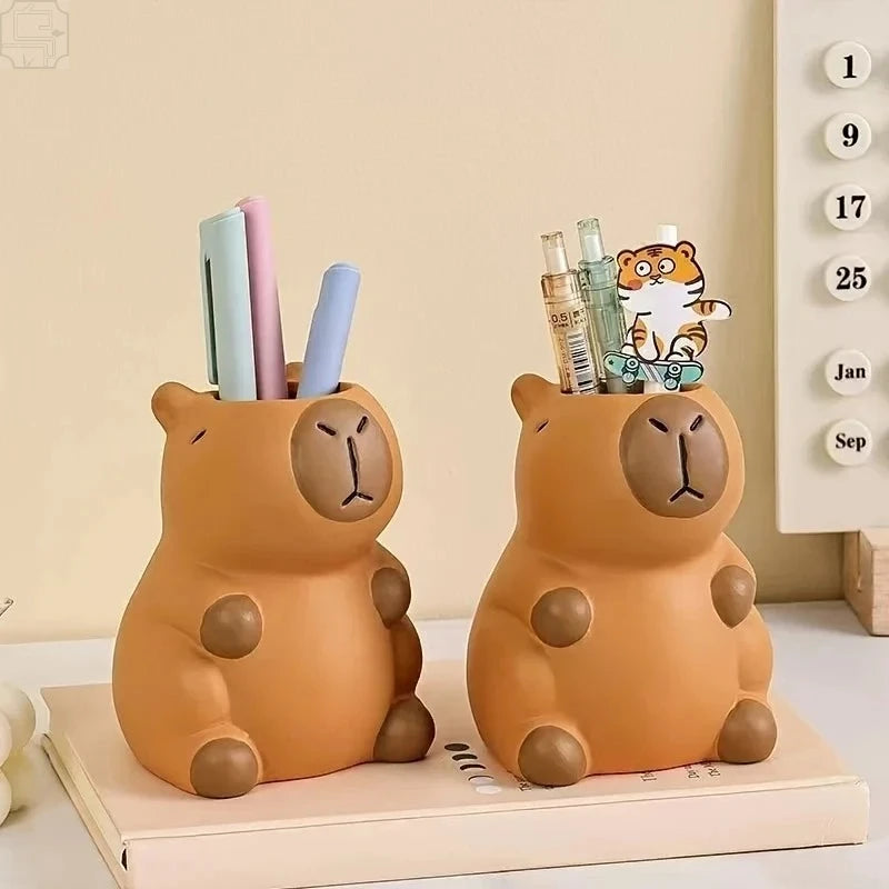 Capybara Pen Holder — Multifunctional Desk Organizer