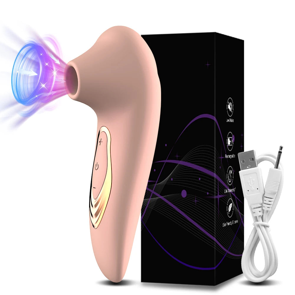 Nipple Clitoris Sucker Clit Stimulator Powerful Sucking Vibrator for Women Female Massager Vibrating Sex Toys Goods for Adult