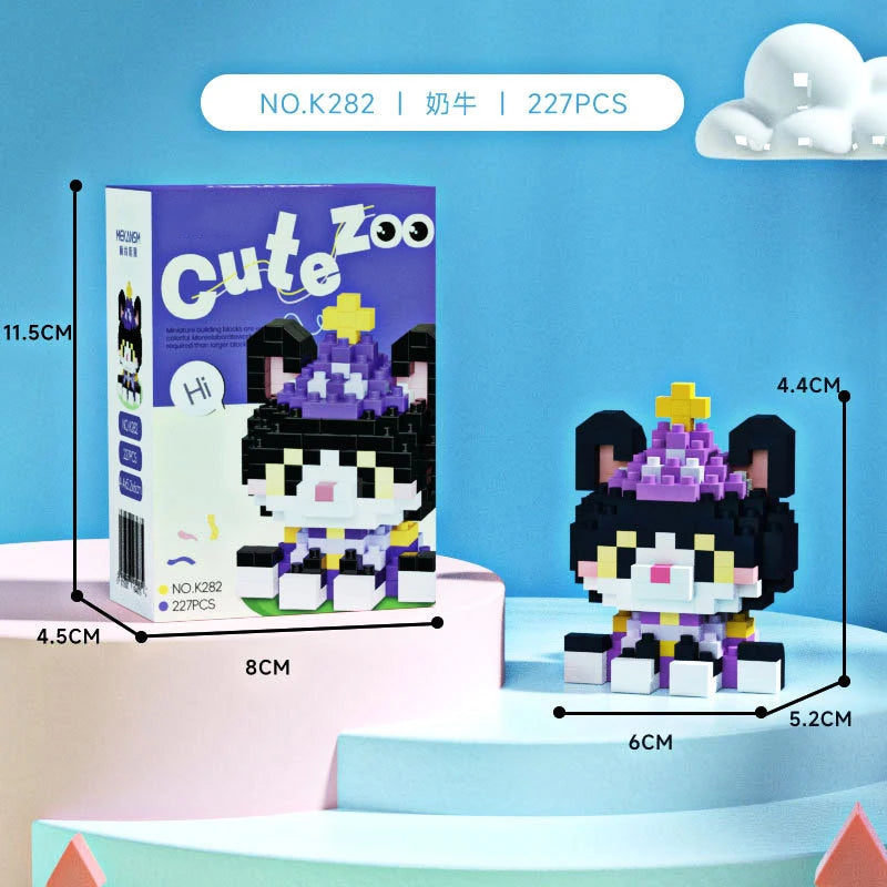 Mini Blocs De Construction Animal Chiens Chats Kit A Assembler Jouets Educatifs Pour Enfants 10 12 Ans Cadeau by LSDLBoutique.ch