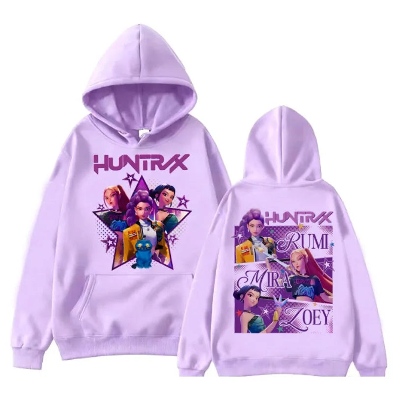 Huntrix Sweatshirt Harajuku Mira Rumi Zoey Limited Edition
