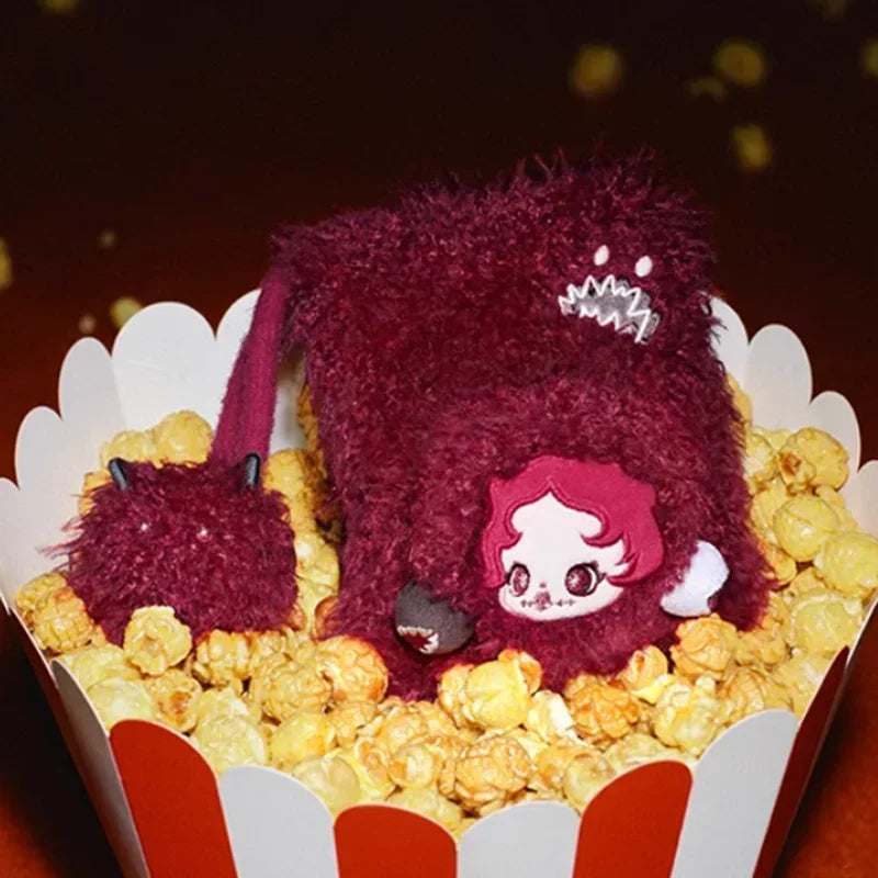 POP MART SkullPanda Mini-Tasche Blindbox Plüschtier Braun