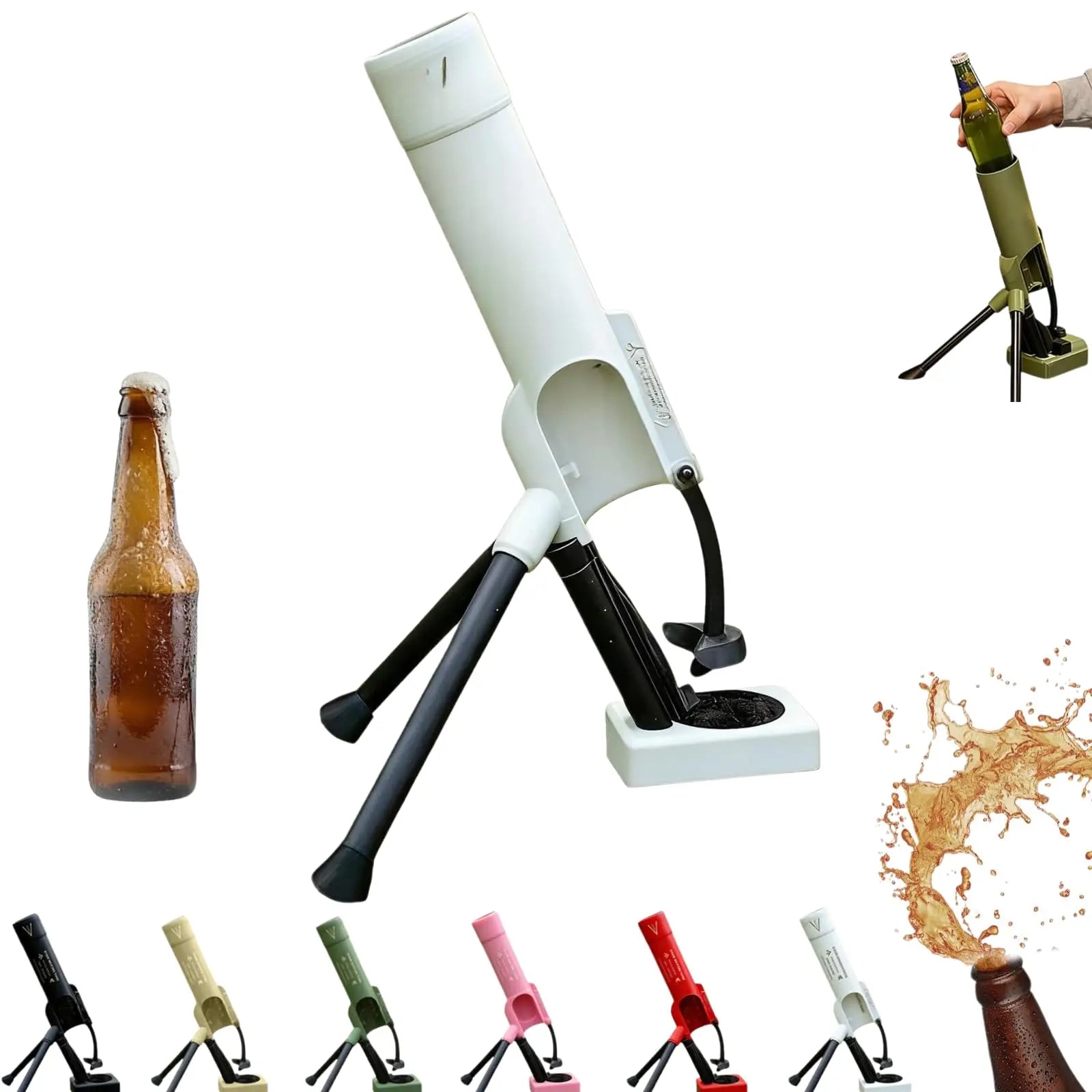 Décapsuleur en forme de mortier de 51 mm