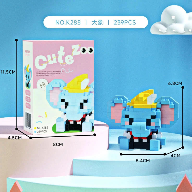 Mini Blocs De Construction Animal Chiens Chats Kit A Assembler Jouets Educatifs Pour Enfants 10 12 Ans Cadeau by LSDLBoutique.ch