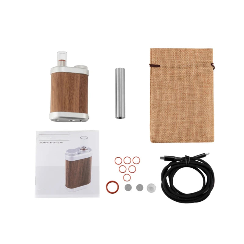 Nouveau Tiny Might 2 vaporisateur d'herbes sèches contrôle de température boîte de chauffage à Convection Portable Mod Kit de Vape à base de plantes avec unité de refroidissement