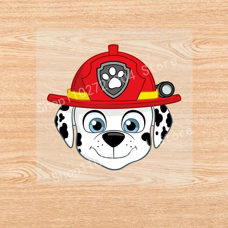 PAW Patrol-Autocollants de vêtements de dessin animé mignons, fer sur des patchs, autocollants de transfert de chaleur Anime Kawaii, cadeau de bricolage cool, fête de vacances by LSDLBoutique.ch