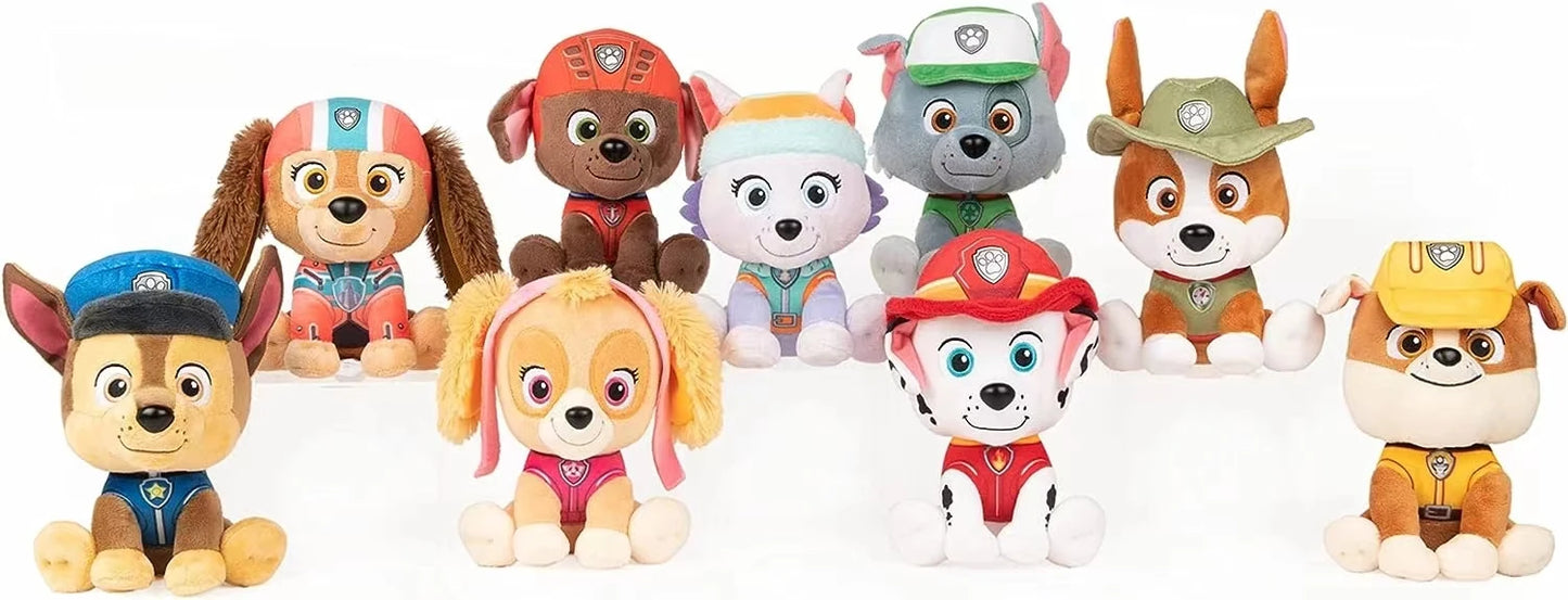 Original PAW Patrol Holiday Style Skye Chase Everest en écharpe et chapeau Jouet en peluche sous licence officielle pour les âges de 1 et plus de 6 pouces 15,2 cm by LSDLBoutique.ch