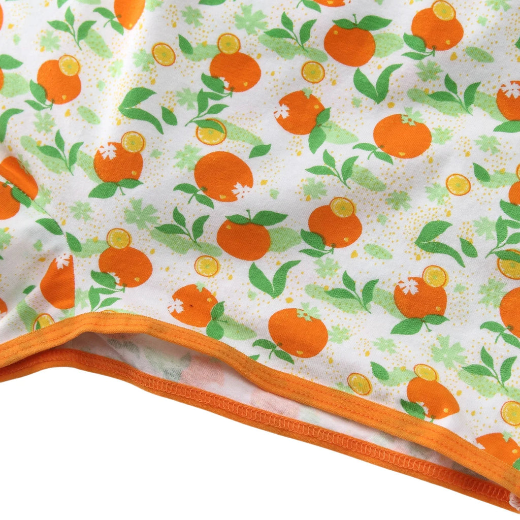 Boxers Coton Élasthanne Imprimé Fruits Fraises Oranges Cerises