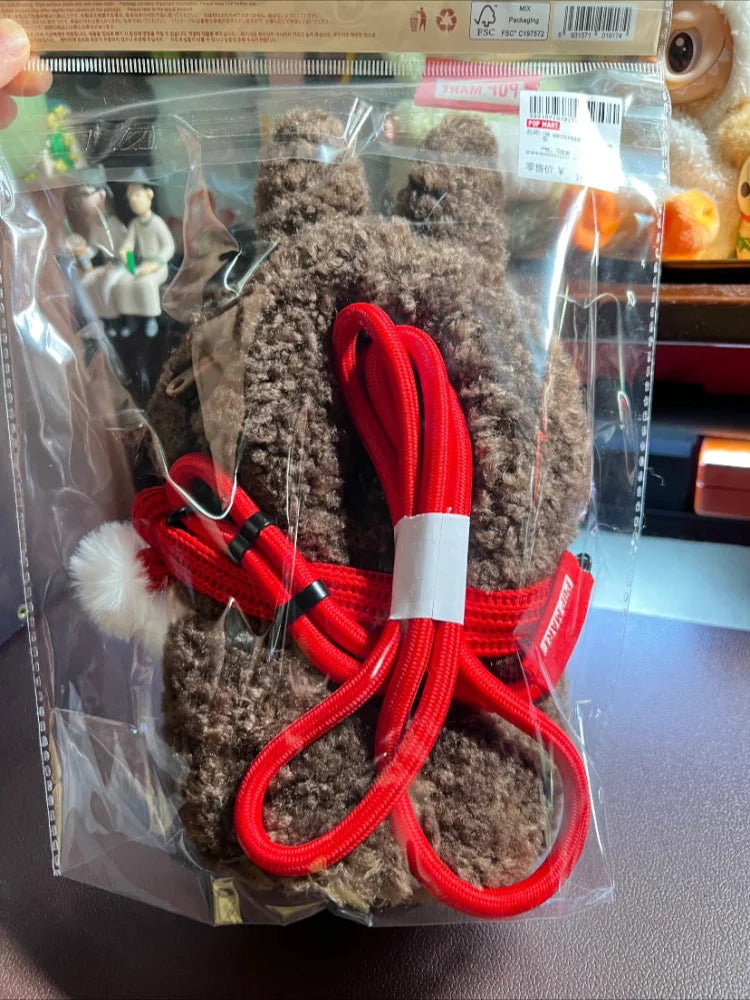 POP MART – figurine de dessin animé LABUBU The Monsters, série classique, poupée en peluche, sac à bandoulière, boîte aveugle, Collection d'ornements, cadeaux de noël