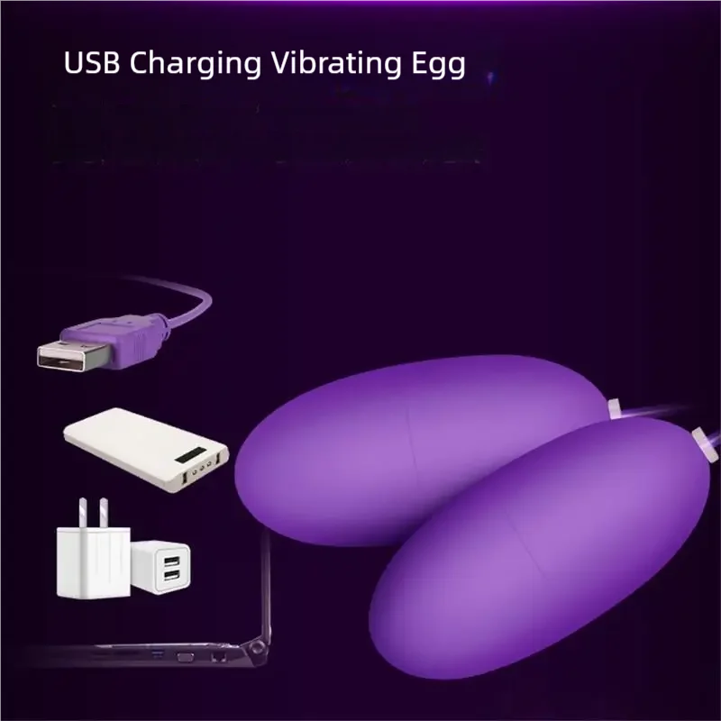 12 Speed Bullet Vibrator For Women USB Vibrating Egg Erotic Dildo Double Vibrators Adult Sex Toys