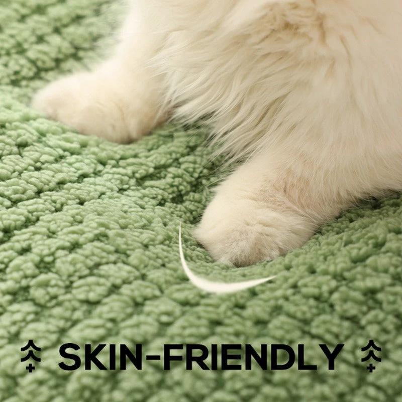 Nid Pour Animaux Grenouille Peluche Vert Semifermé