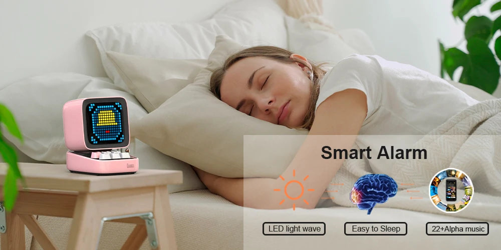 Divoom Ditoo Pro Haut Parleur Portable Pixel Art LED Rose