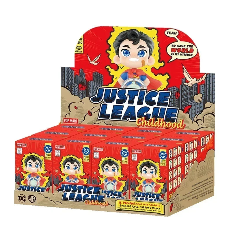 Pop Mart Figurine DC Justice League Enfance PVC Multicolore