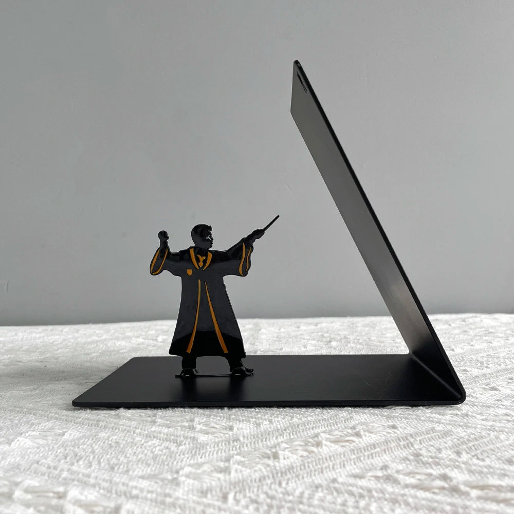 Serre-livres en métal robuste Harry Potter, pour bureau, bureau d'étudiants, décoration de maison, super cadeau, ornement de bureau by LSDLBoutique.ch