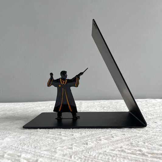 Serre-livres en métal robuste Harry Potter, pour bureau, bureau d'étudiants, décoration de maison, super cadeau, ornement de bureau by LSDLBoutique.ch
