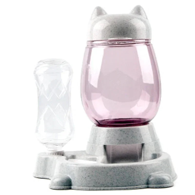 Automatic Feeder, Food Dispenser, Water Drinking Bowl, Feeding Dispenser for Cat and Dog, Practical Pet Supplies