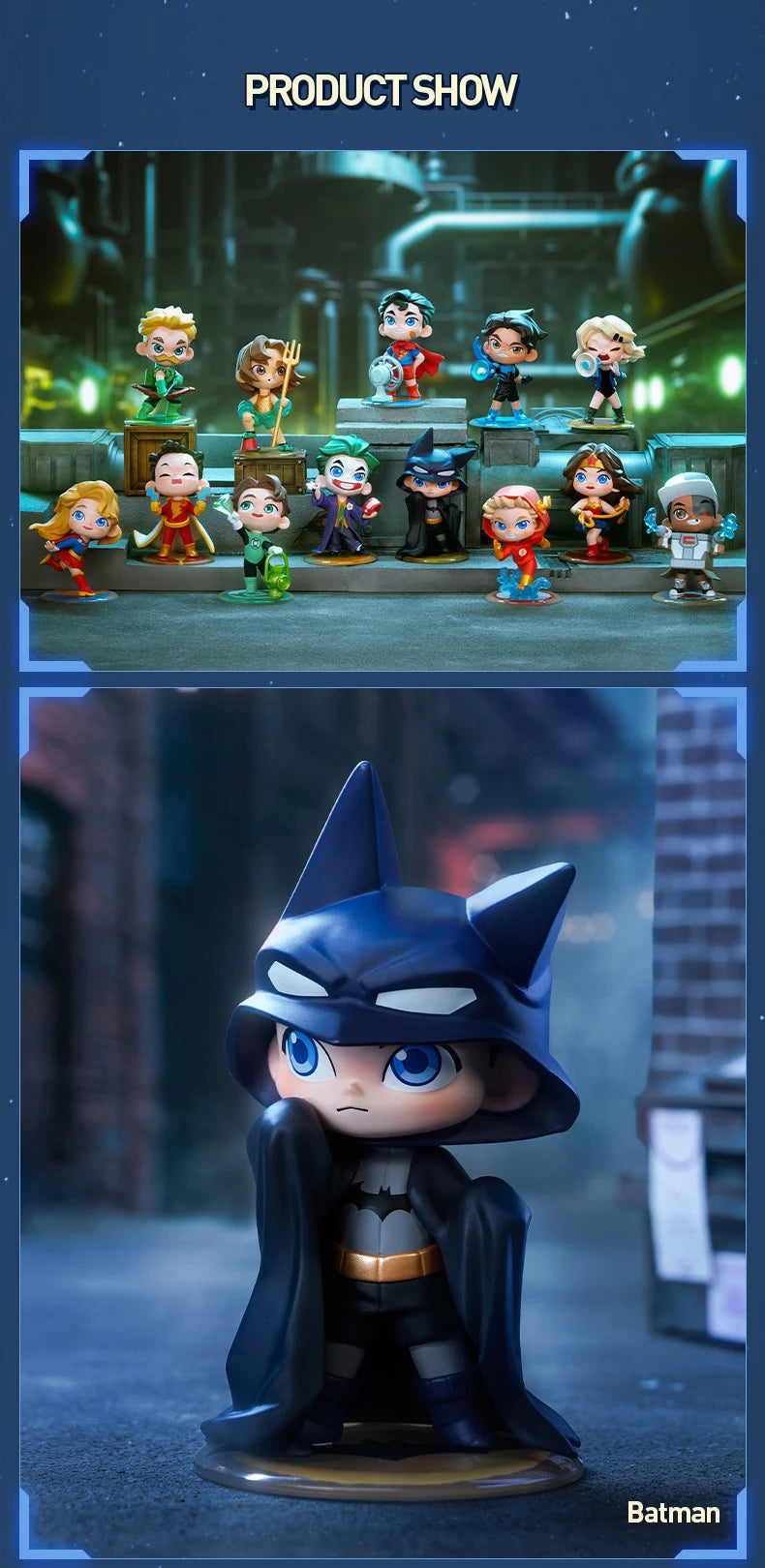 Pop Mart Figurine DC Justice League Enfance PVC Multicolore