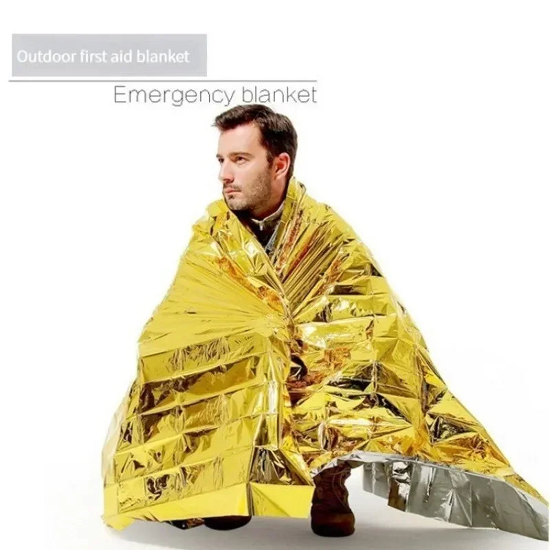 2-Person Waterproof Survival Tent Kit with Mylar Bivy