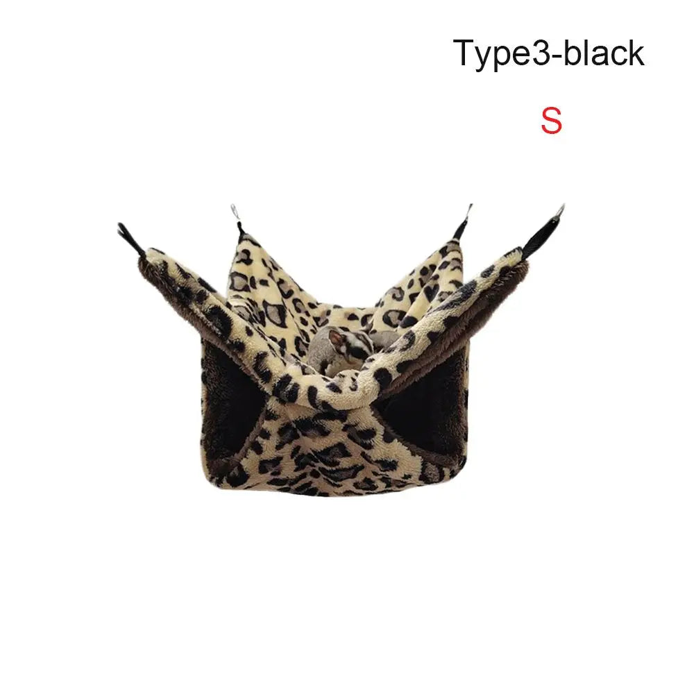 Hamac Chaud En Peluche Pour Petits Animaux Sac De Couchage Épais Double Couche Maison Pour Hamster Et Rat SLaura by LSDLBoutique.ch