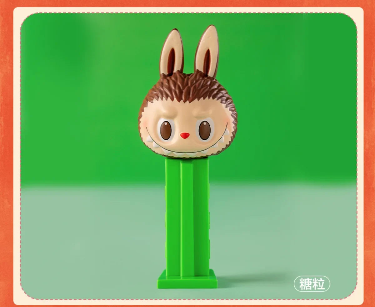 Pop Mart Labubu Candy Monsters PVC Figurine Pink Blue