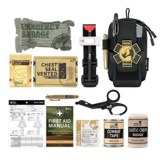 Rhino Rescue Trousse Premiers Secours EDC MOLLE Camping