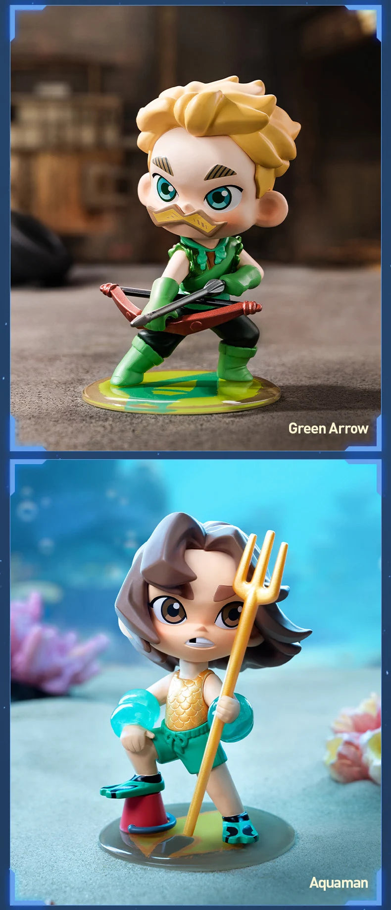 Pop Mart Figurine DC Justice League Enfance PVC Multicolore